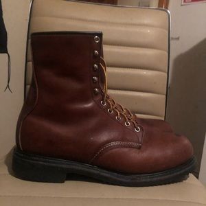 Red wing boots brown size 9.5 d